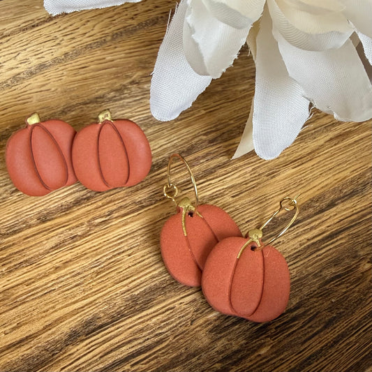 Mini Pumpkin Earrings