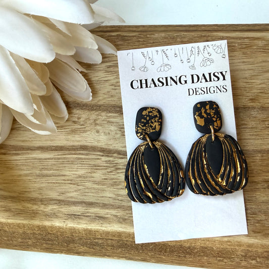 Audrey | Black & Gold Gilded