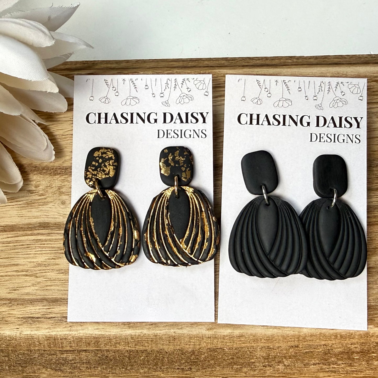 Audrey | Black & Gold Gilded